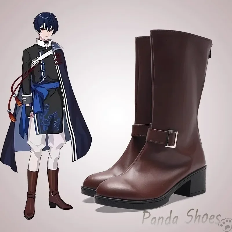 

Обувь для косплея Promise of Wizard Shino, аниме-игра, длинные сапоги, костюм для косплея в стиле комиксов, обувь для вечеринки на Хэллоуин