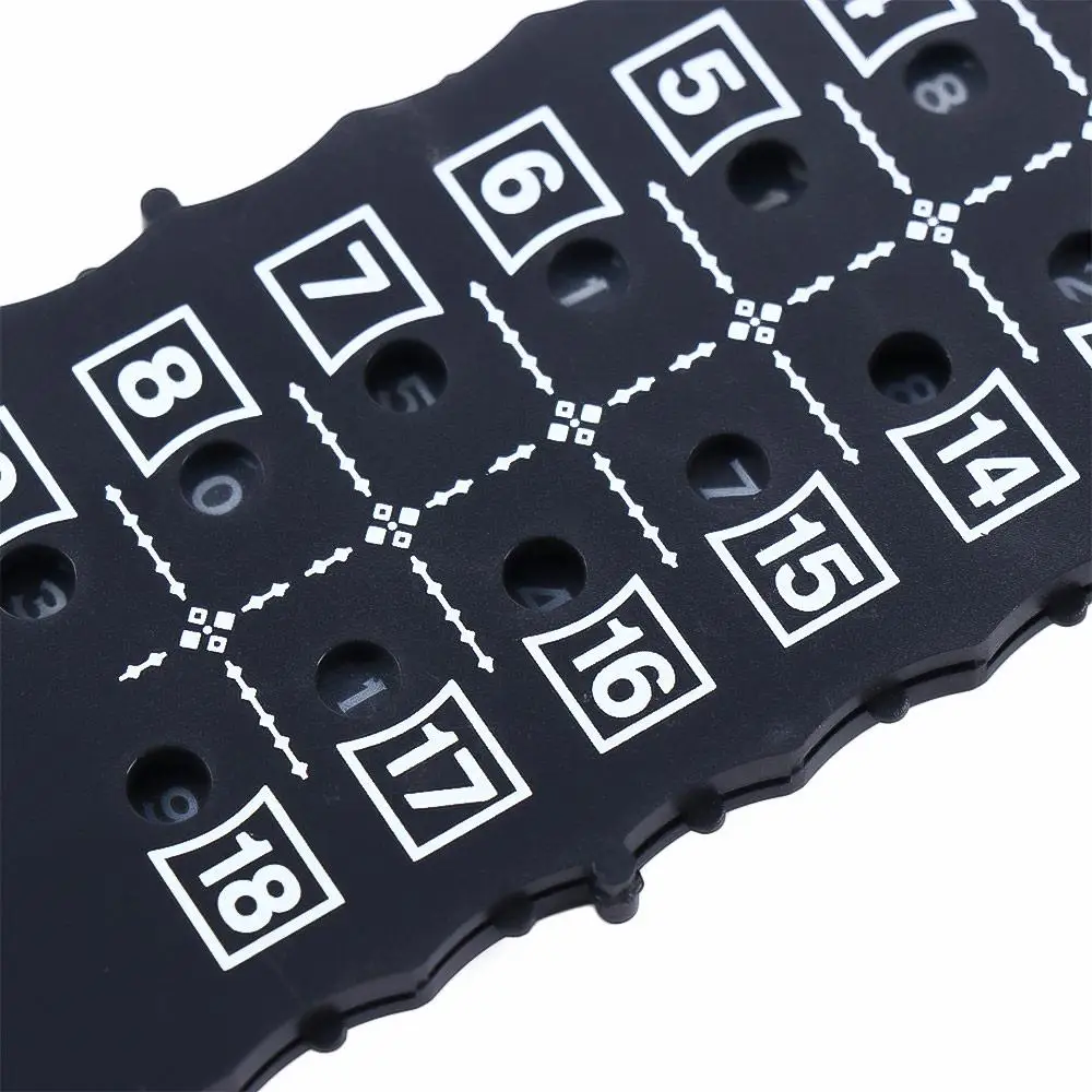 Accessories 18 Hole with Key Chain Stroke Putt Scoring Keeper Score Counter Stroke Score Card Score Counter Golf Shot Count