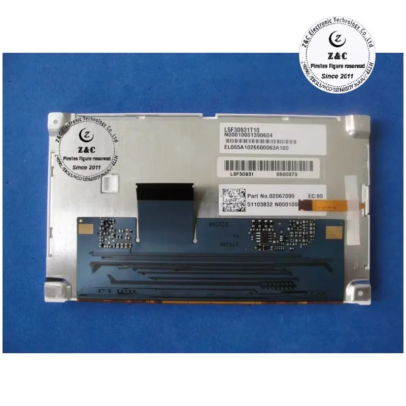 L5F30931T10  L5F30931  EL605A  Brand New Original 6.5 inch LCD Screen Display for Car GPS Navigation System