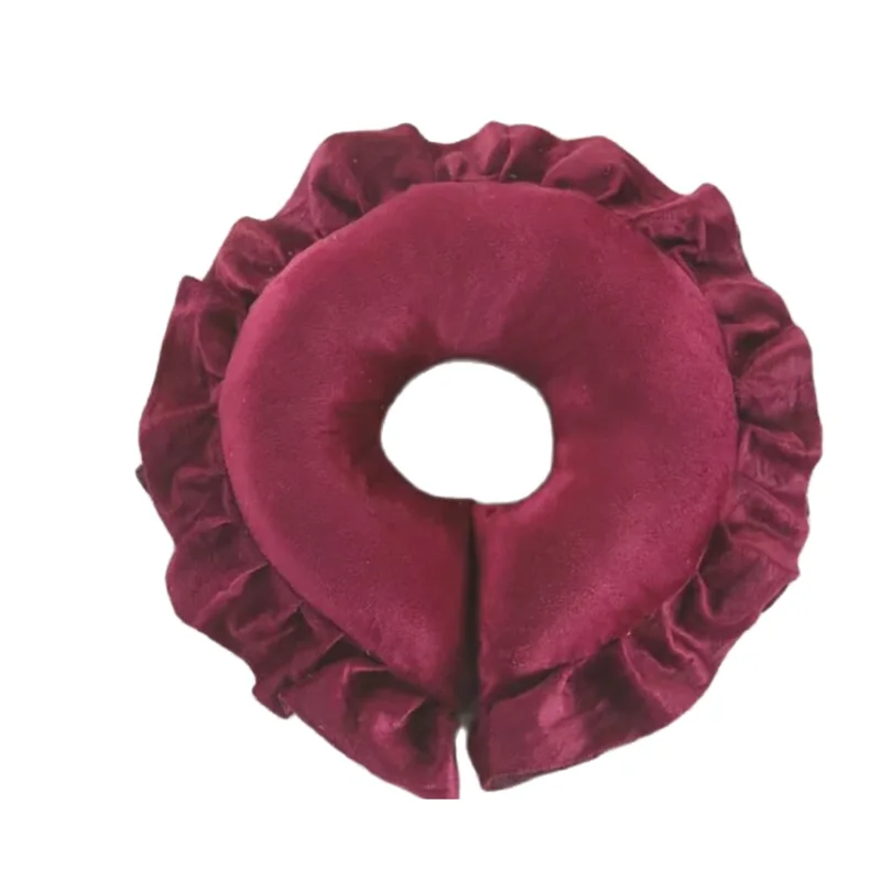 New Zipper Removable Facial Massage Sleeping Pillow for Beauty Salon Massage Tool Flower Shape Bed Pillow with Insert Almohada