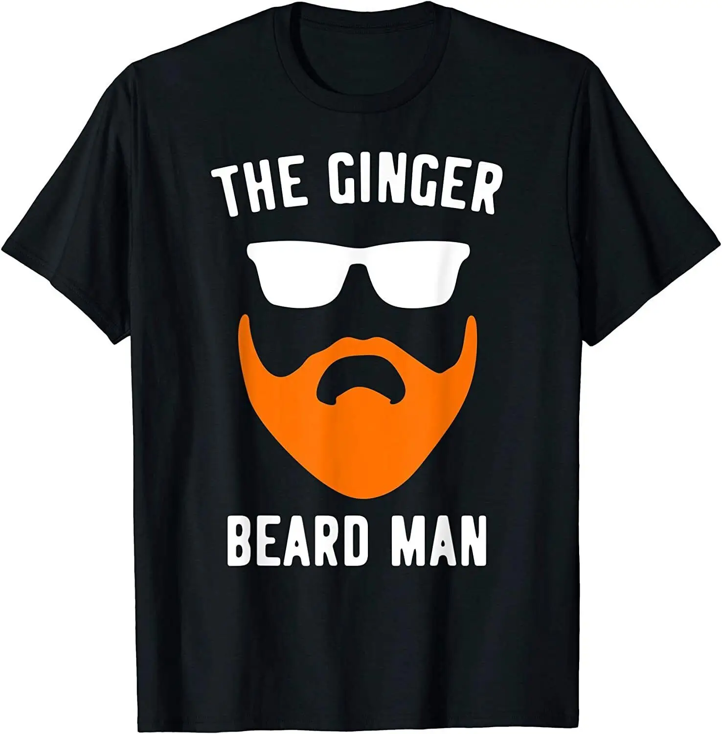 NEW Ginger Beard Man Funny Redhead Irish Bearded Men Gift T-Shirt - MADE IN USA