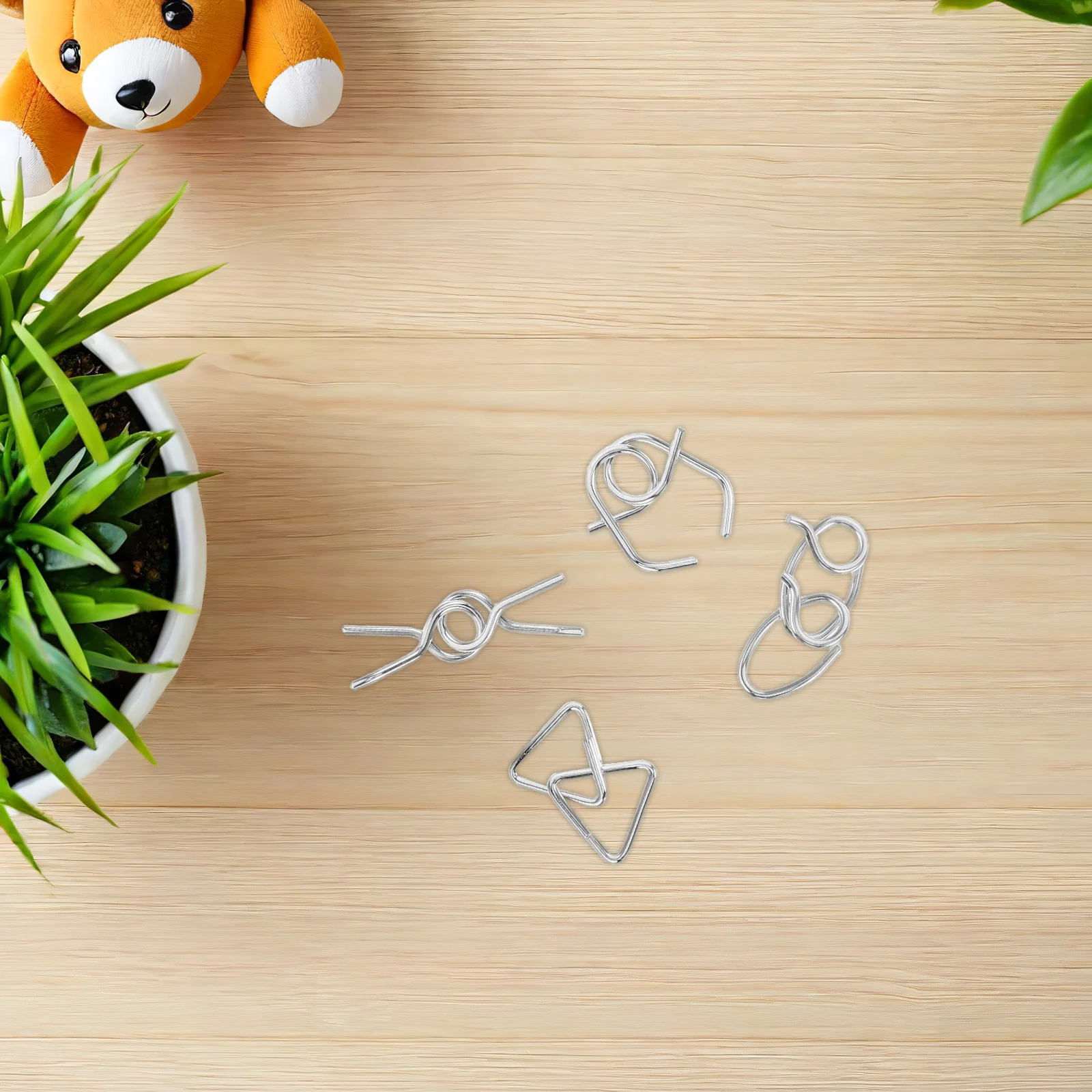 32-delige puzzelset met negen gekoppelde ringen, van metaal, breinbreker, uitdagend spel voor kinderen, volwassenen en gezinnen, logica-training, ontwarren