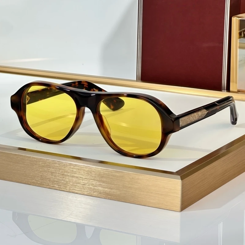 

DUENDE Sunglasses Female Oval Male Men Sunglasses Women Retro Acetate Vintage Shades Outdoor Popular Fashion Luxury Glasses