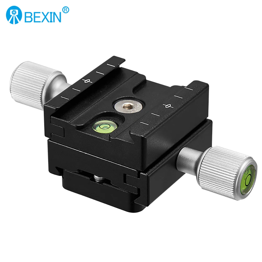 BEXIN QR-50B Camera clamp Quick Release Plate Adapter Mount General Quick Clip Slide Clamp for Release Plate Dslr Camera Tripod