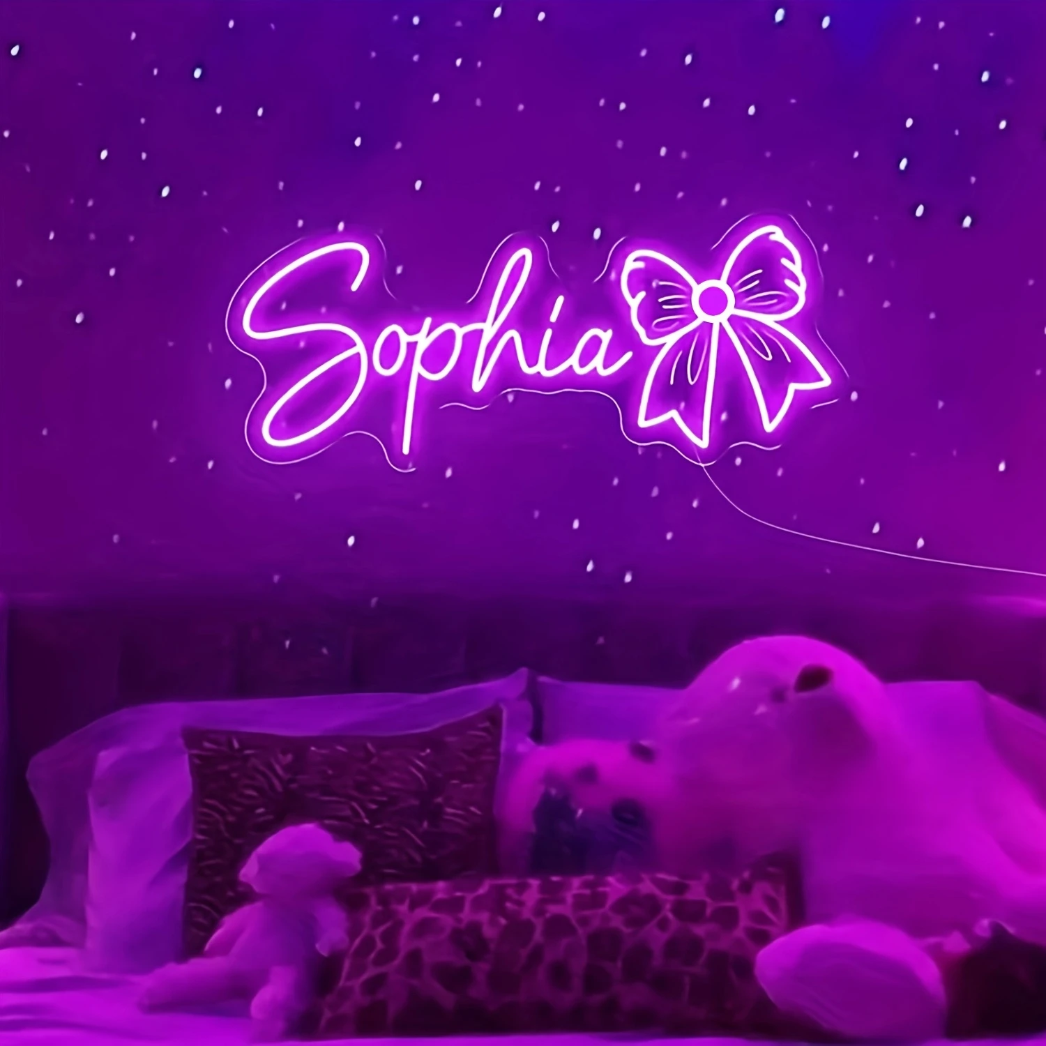 

Customized Neon Sign Personalized Neon LED Sign For Wedding Birthday Party Bedroom Bar Shop Business Wall Decoration Lighting