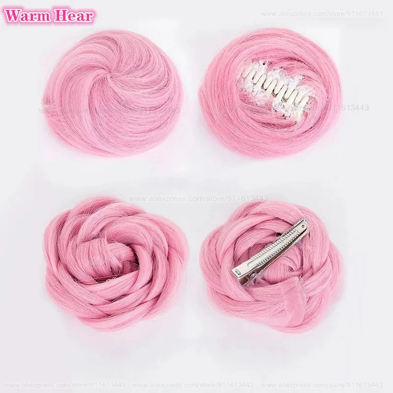 2 أنماط لعبة دوروثي الاصطناعية طويلة 100 سنتيمتر الوردي الداكن تأثيري أنيمي مقاومة للحرارة الشعر هالوين حزب الباروكات + غطاء شعر مستعار سم ؛ 5