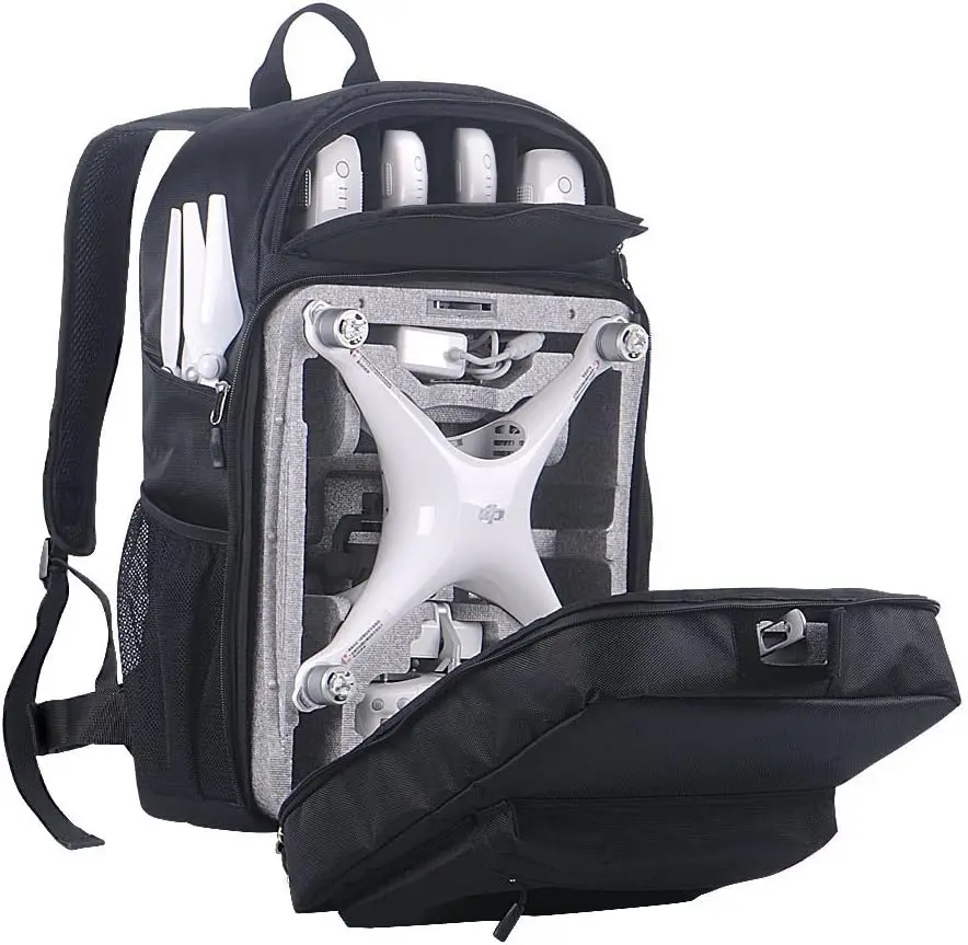 

Large Camera Backpack Drone Hardshell for DJI Phantom 4/4 Pro, Phantom Fits Extra Accessories, Backpack for DJI Phantom Drone