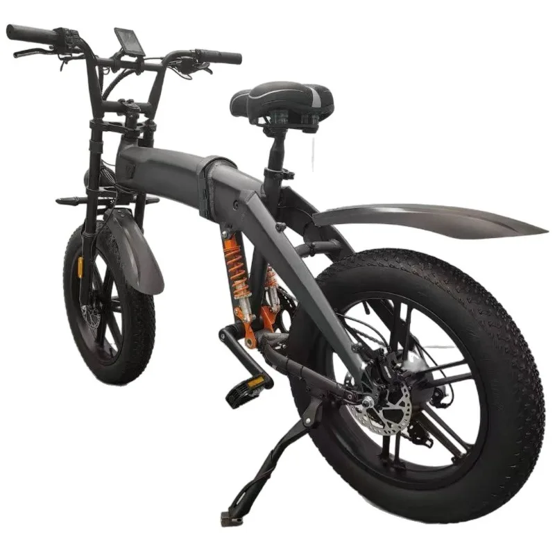 20-Inch fat tire off-road electric folding mountain bike off-road riding outdoor road bike