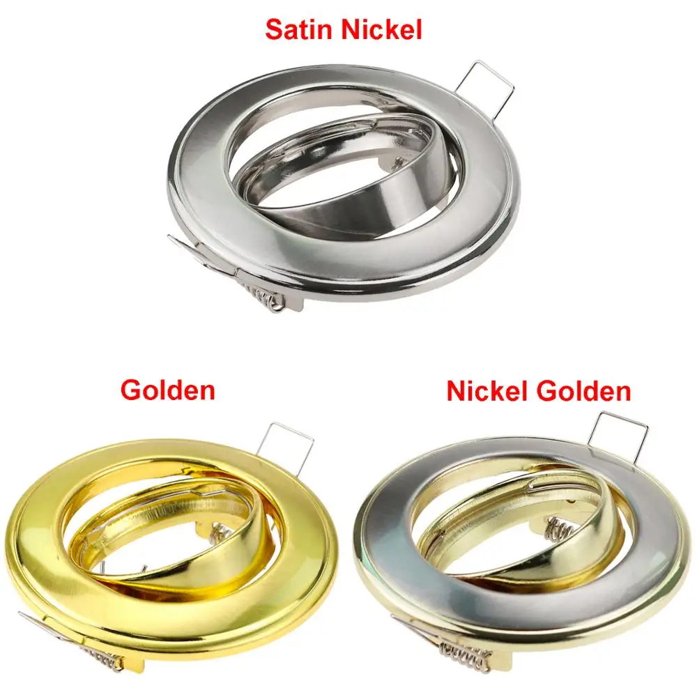 Recessed Downlight Holder  GU10 MR16 Fixture Frame Background Lamps LED Ceiling Spot Light Frame