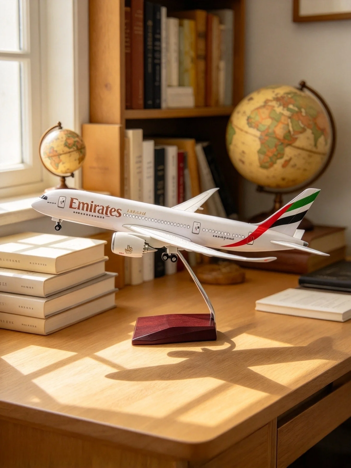 Boe-ing 787 New 1/160 Scale Aircraft Diecast Model Emirates B787 Airways Resin Airplane Model Kit Decoration Collection Display