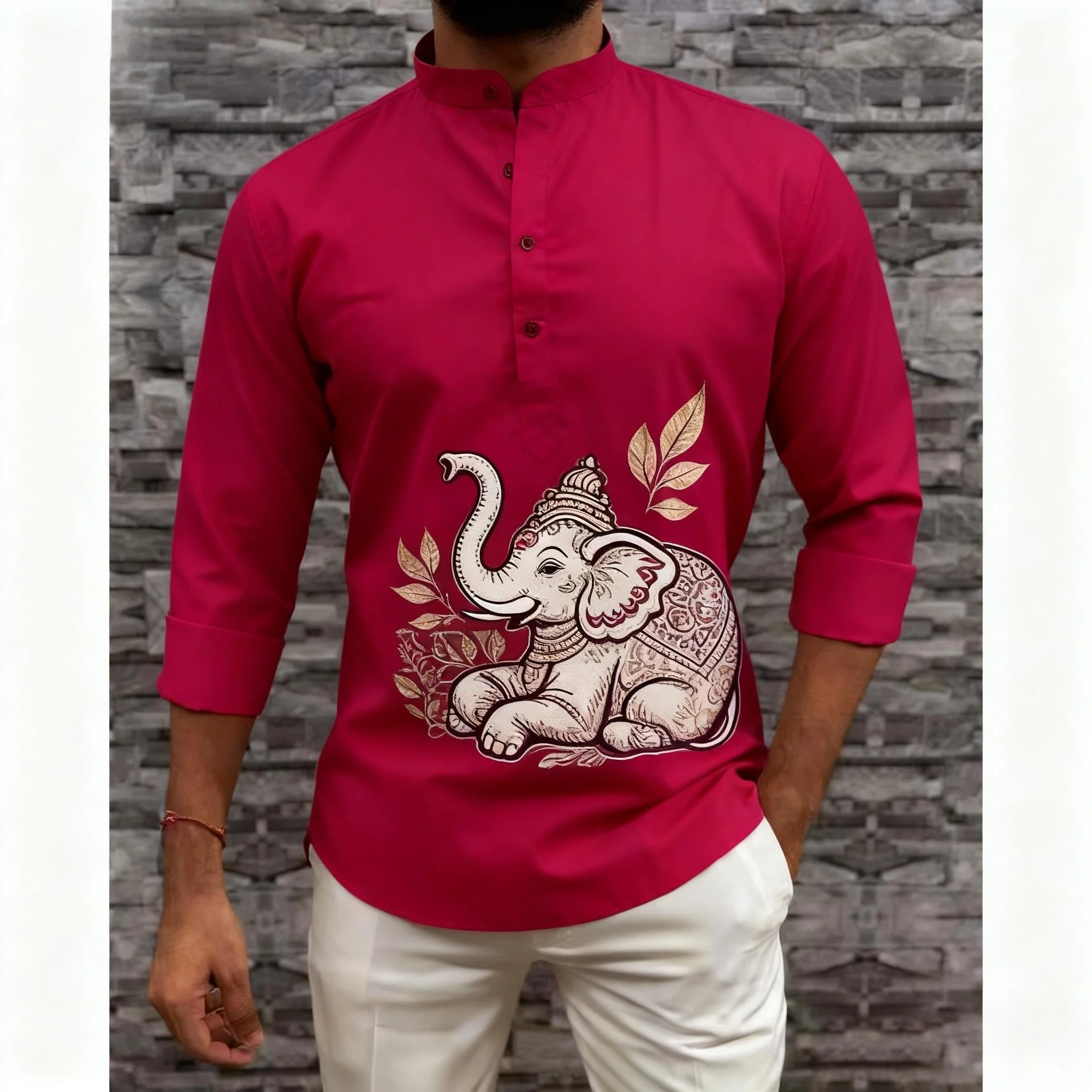 เสื้อคลุมอาบายะห์สไตล์อาหรับแบบลำลองหรูหรา สไตล์ชาติพันธุ์ แขนยาว สำหรับวัยรุ่น ผู้ชายมุสลิม เสื้อเชิ้ตแบบอาหรับ เสื้อผ้าอิสลาม