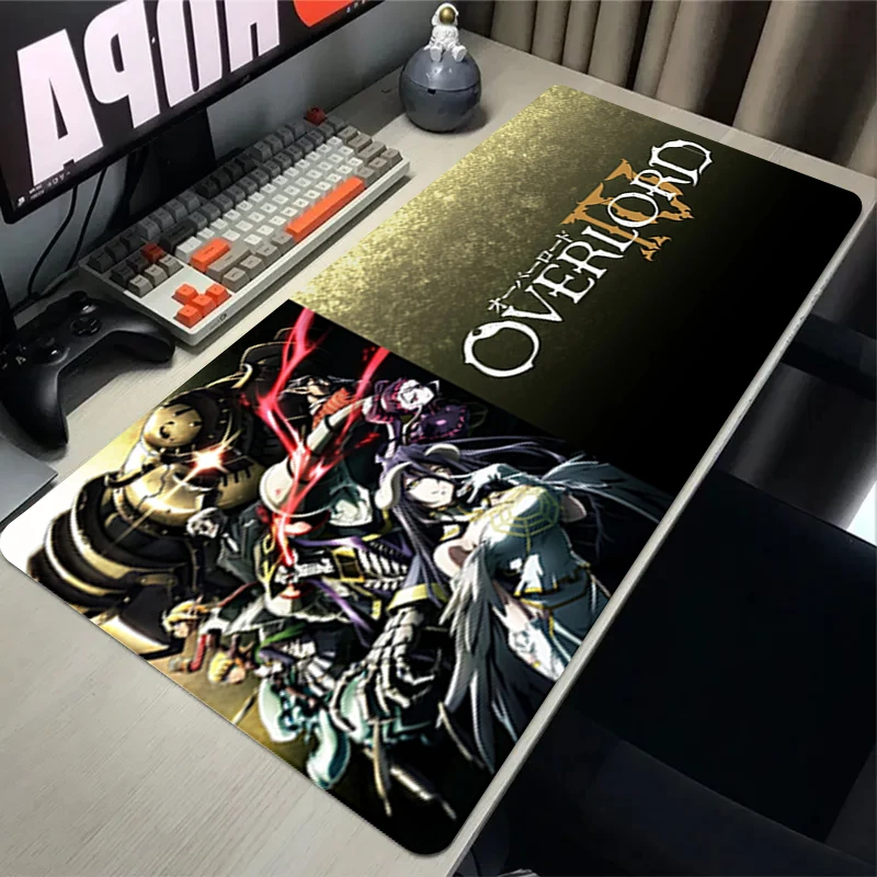 

Anime Overlord 1000x500mm Mousepad Table Rug Desk Mat Mousepad XXXL Pc Gamer Cabinet Keyboard Mausepad Computer Game Accessories