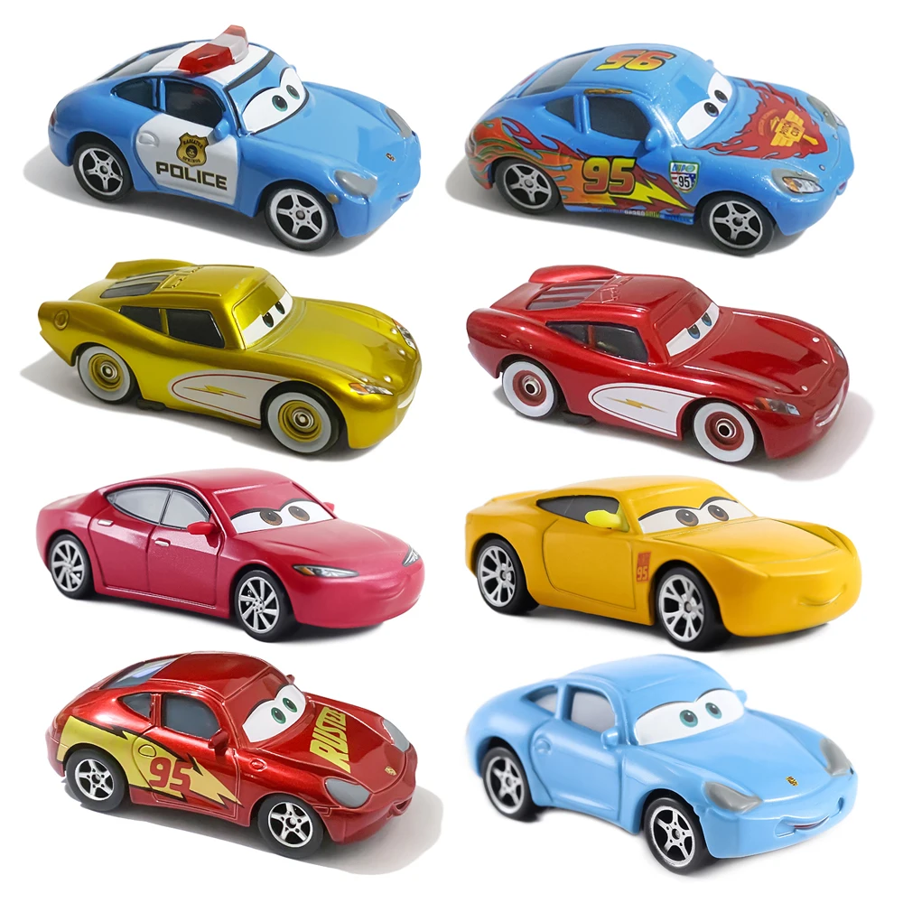 Coches 2, Coches 3, Amor, Rayo McQueen, Sally, Coche Modelo Cool Sister, 1:55, Metal Fundido a Presión, Mini Coches de Carreras, Disney Cars, Regalos para Niños, Juguetes
