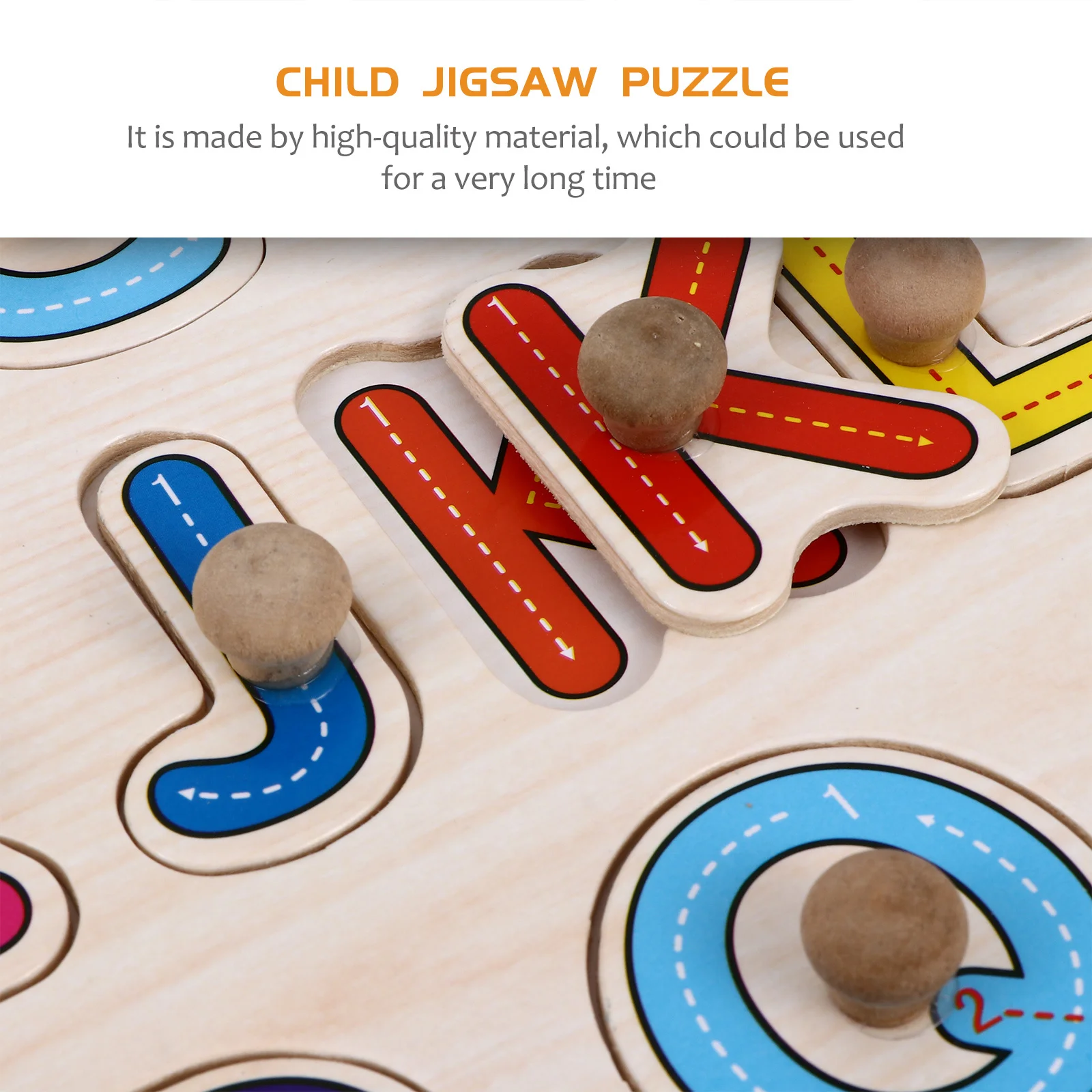 

1 set 1 Set Kids Jigsaw Wood Letters Early Learning Puzzles Children Educational Plaything Wooden Puzzle Game Fun Learning Tool
