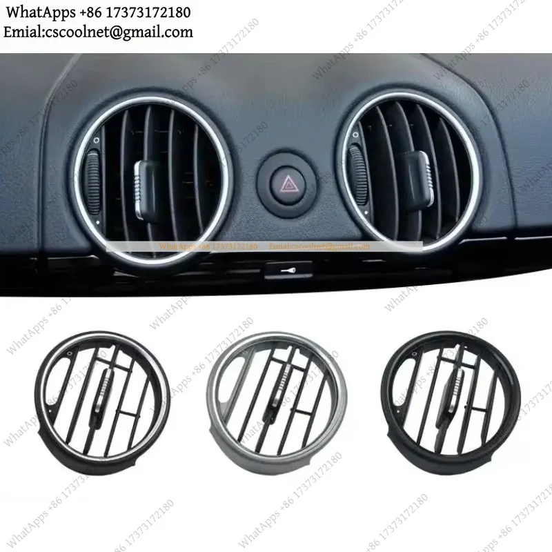 JS03 1pc Car AC Air Conditioning Vents Grille Panel for Porsche Boxster Cayman 987 Dashboard Outlet Trim Auto Accessories