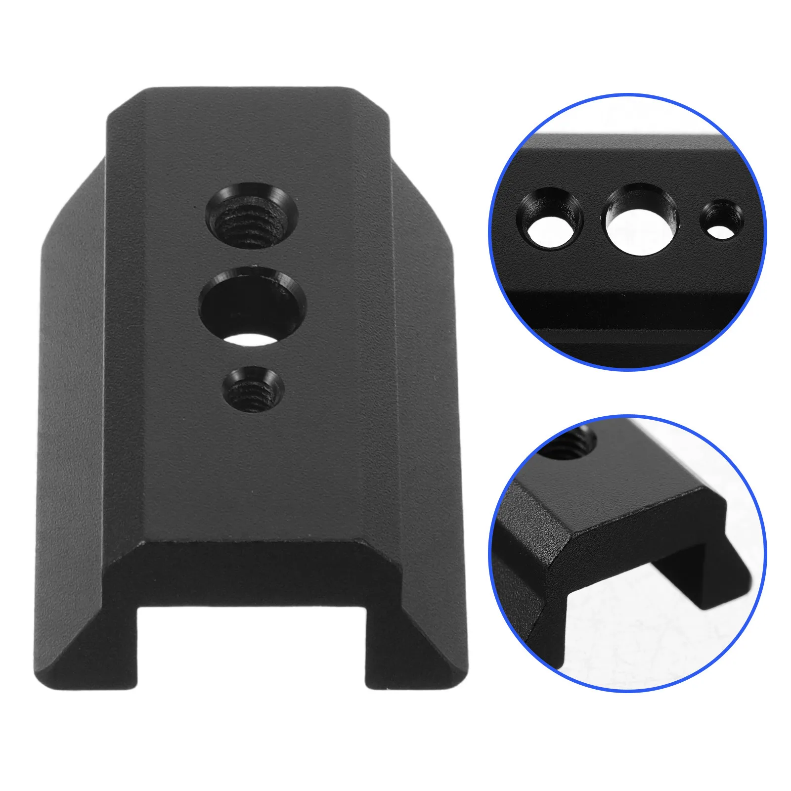 Telescope Dovetail Plate 45Mm Aluminum Alloy Screws Compact Mounting Plate Finder Scope Rail Adapter Astronomy Telescope