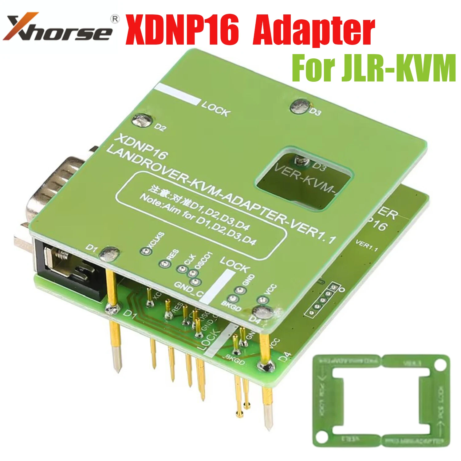 Xhorse XDNP16 Adapters Solder-Free for Landrover KVM Set Work with VVDI Prog/ MINI PROG and KEY TOOL PLUS