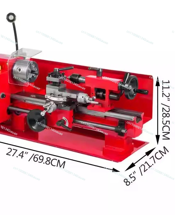 Miniature Lathe 550W Single Phase Electric Metal Lathe Desktop Mini Lathe Parts Modeling Machine Tool Factory