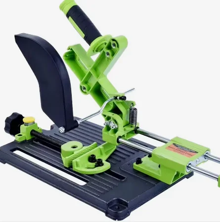 Hand grinding fixed universal bracket polishing machine modified into cutting machine, table saw for metal processing kit