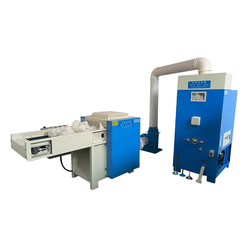 Automatic small single port cotton filling machine