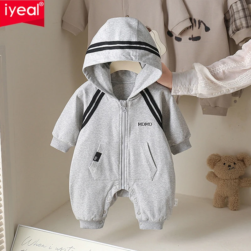 IYEAL Baby Clothes Spring Autumn Baby Boys' Spring Romper Korean Style Baby And Toddler Outdoor Clothing Casual Sportswear
