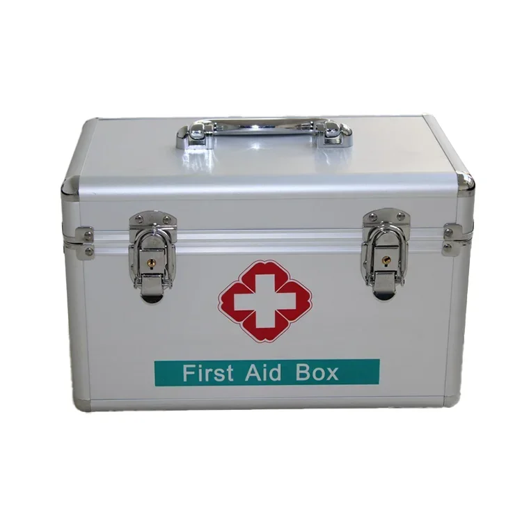 Best seller portable Emergency Home First Aid Kit with supplies Set Bags Box Travel Waterproof Alloy first aid box