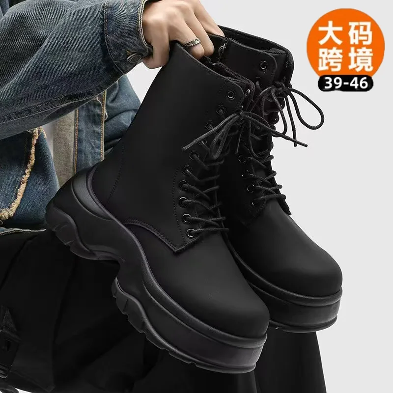 Zapatos con puntera grande para hombre, superventas, otoño e invierno