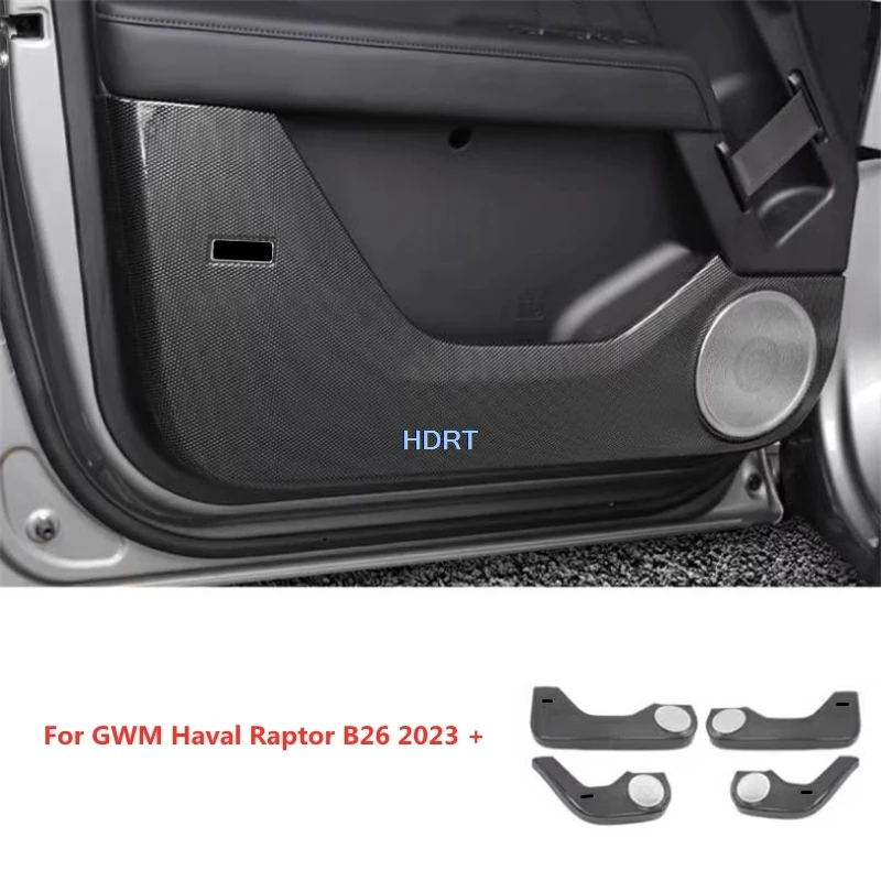 Car Styling Door Audio Anti Pad Rear Trunk Kick Resistant Horn Cover Accessories Part For Great Wall GWM Haval Raptor B26 2023 +