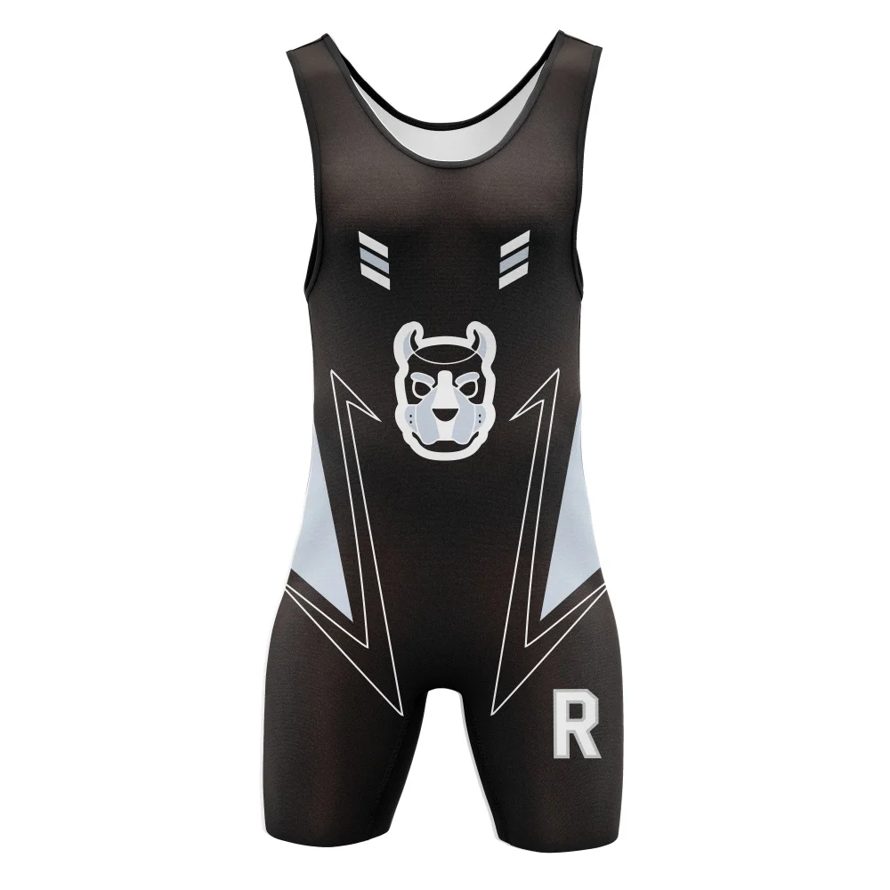 Men's Sleeveless Wrestling Singlet Crotch Area for Powerlifting Gym Fitness And Boxing One-Piece Training Sportswear
