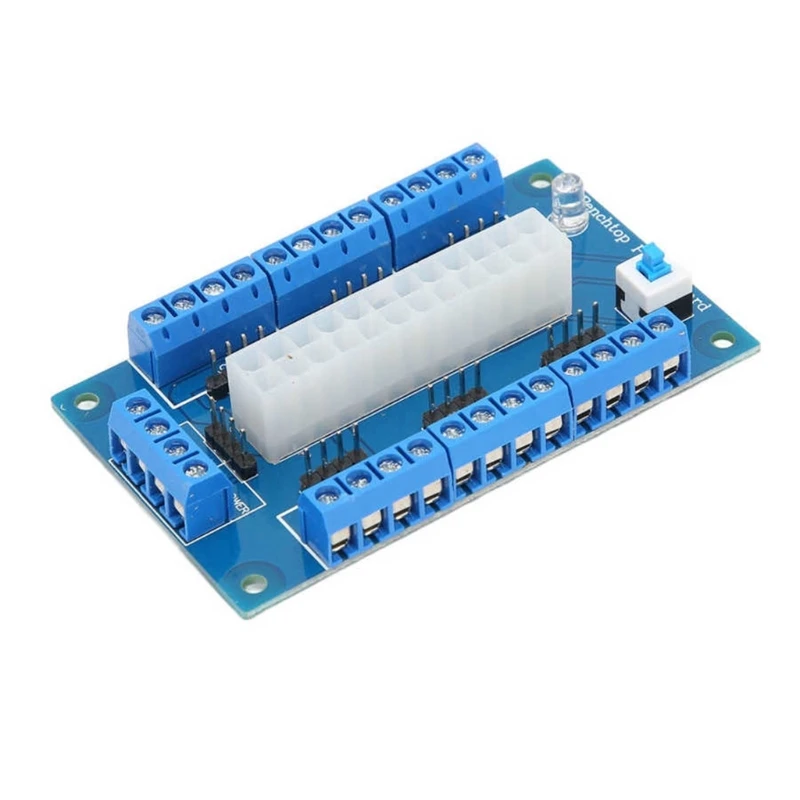 

24/20Pin Power Adapter Board Module Power Supply Breakouts Board Terminals Block Breakouts Module Easy to Use X3UC