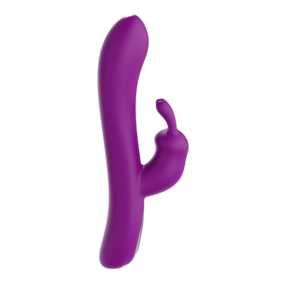 Vibrador de conejo de doble Motor para mujer, estimulador de clítoris y punto G femenino en movimiento, masajeador de pezones y Vagina, 10 modos, juguete sexual