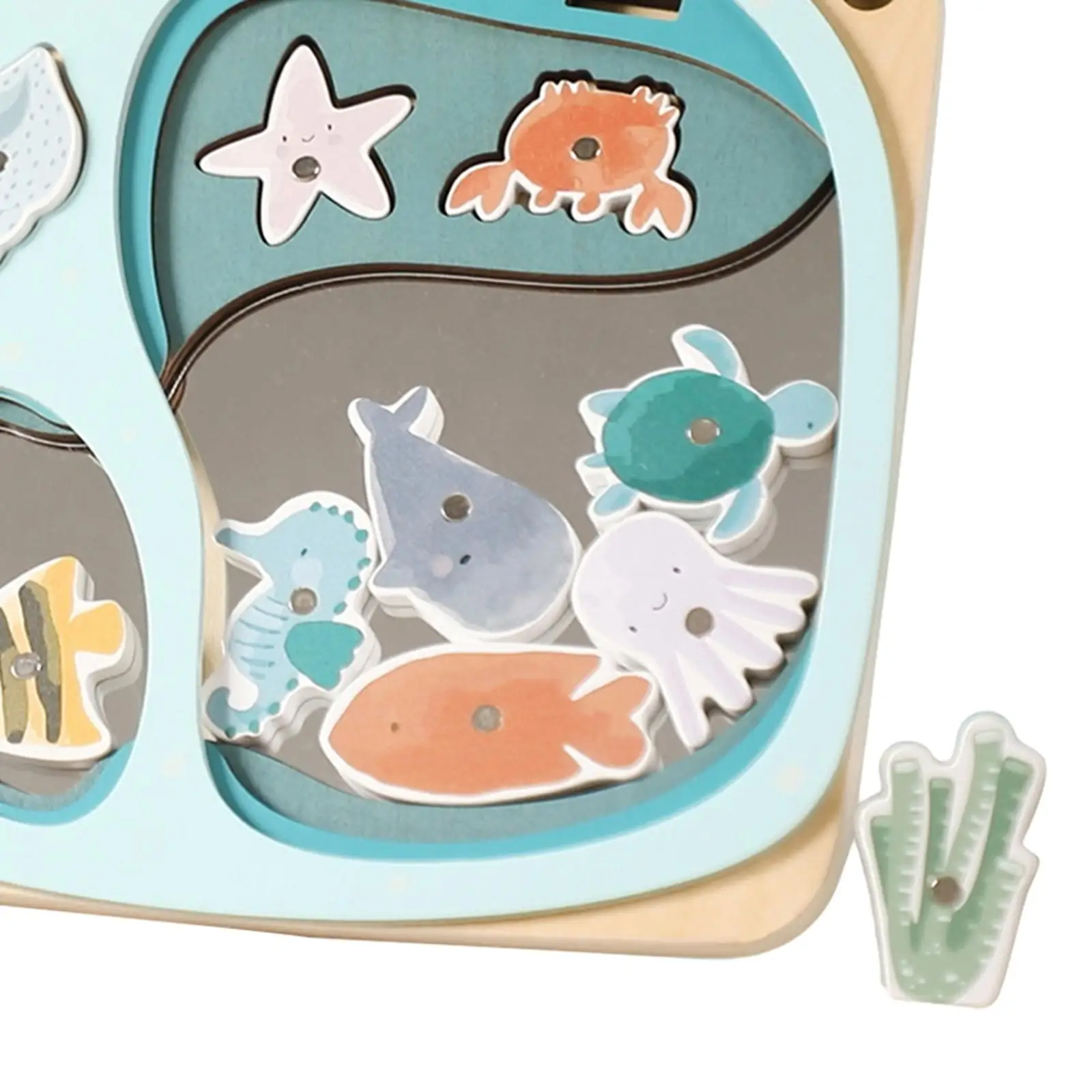 Gioco di pesca in legno Giocattolo Cognizione interattiva Apprendimento Regalo Puzzle di ordinamento dei colori per 3 4 5 anni Ragazze Ragazzi Bambini piccoli Bambini