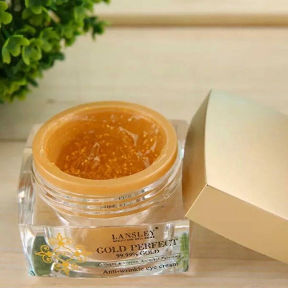 Thai Beauty Buffet Lansley Gold Perfect Anti wrinkle Eye Skin Care Moisturizes Removes Dark Circles Eye bags Fine Lines Firming