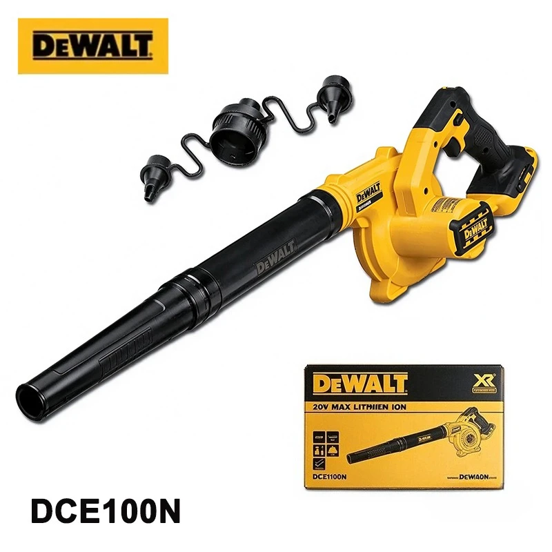 Original DEWALT DCE100N 20V MAX Air Blower, 180000rpm, 3 Gear Wind Speed, High Power Dust Blower Dust Collector Blower(DCE100N)