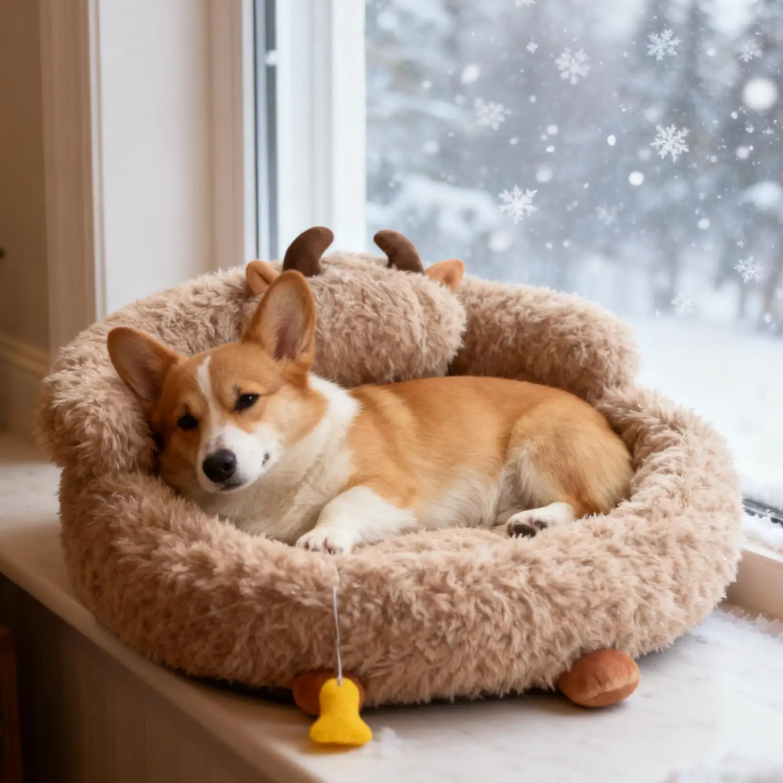 

Cat Bed Cave Non-Slip Plush Warming Sleeping Nest Pet Nest For Indoor For Cat Outdoor Christmas Winter Outside Home Travel