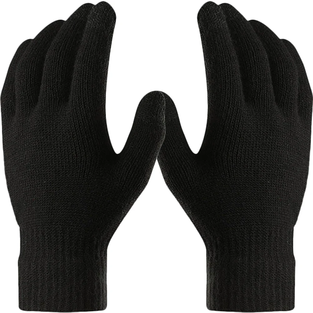 1 زوج شاشة تعمل باللمس الدافئة ركوب تنفس المضادة للانزلاق اللياقة البدنية قفازات ركوب الدراجات للرياضات في الهواء الطلق الشتاء قفازات الدراجة #2