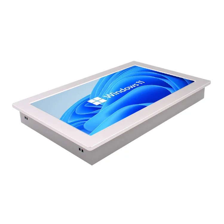 

Silvery Outdoor Display Ip65/IP67 Waterproof Embedded Wall Mounted Industrial All In One Computer