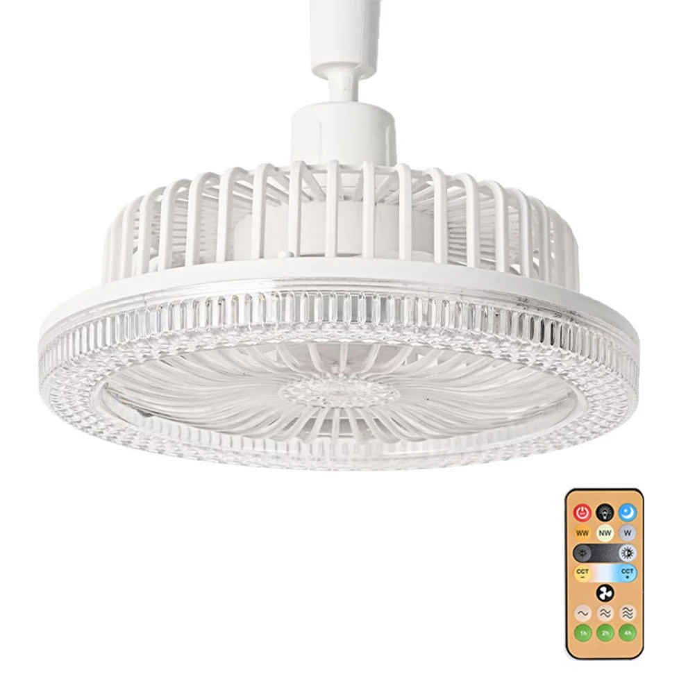 

Ceiling Fan with Lights and Remote 3 Speeds Dimmable Silent Ceiling Fan for Bedroom Kitchen Living Room