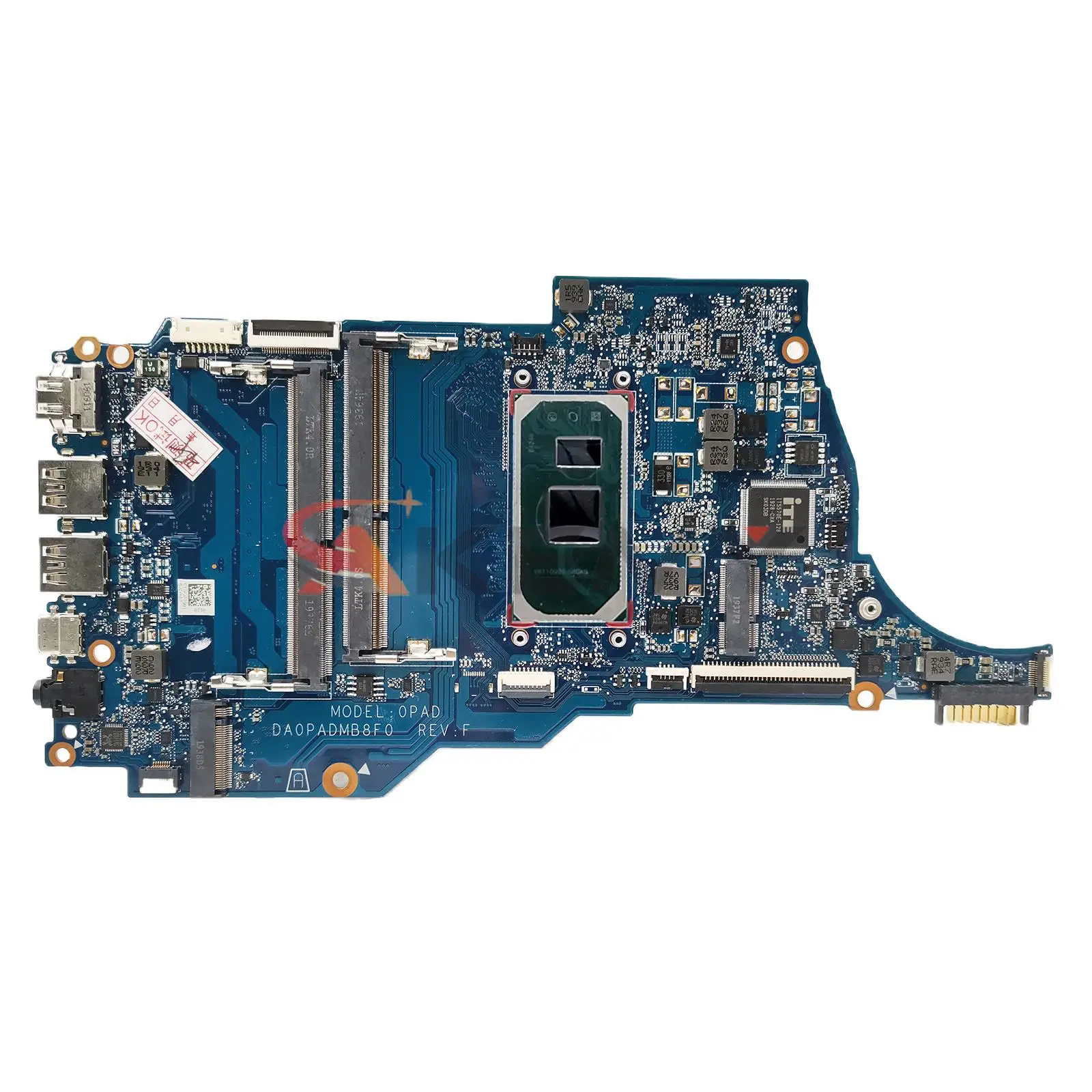 For HP DA0PADMB8F0 DA0PADMB8G0 DA0PADMB8F1 Motherboard 14-DQ 14S-DQ Laptop Motherboard With CPU I3 I5 I7 Gen 10th 100% Tested