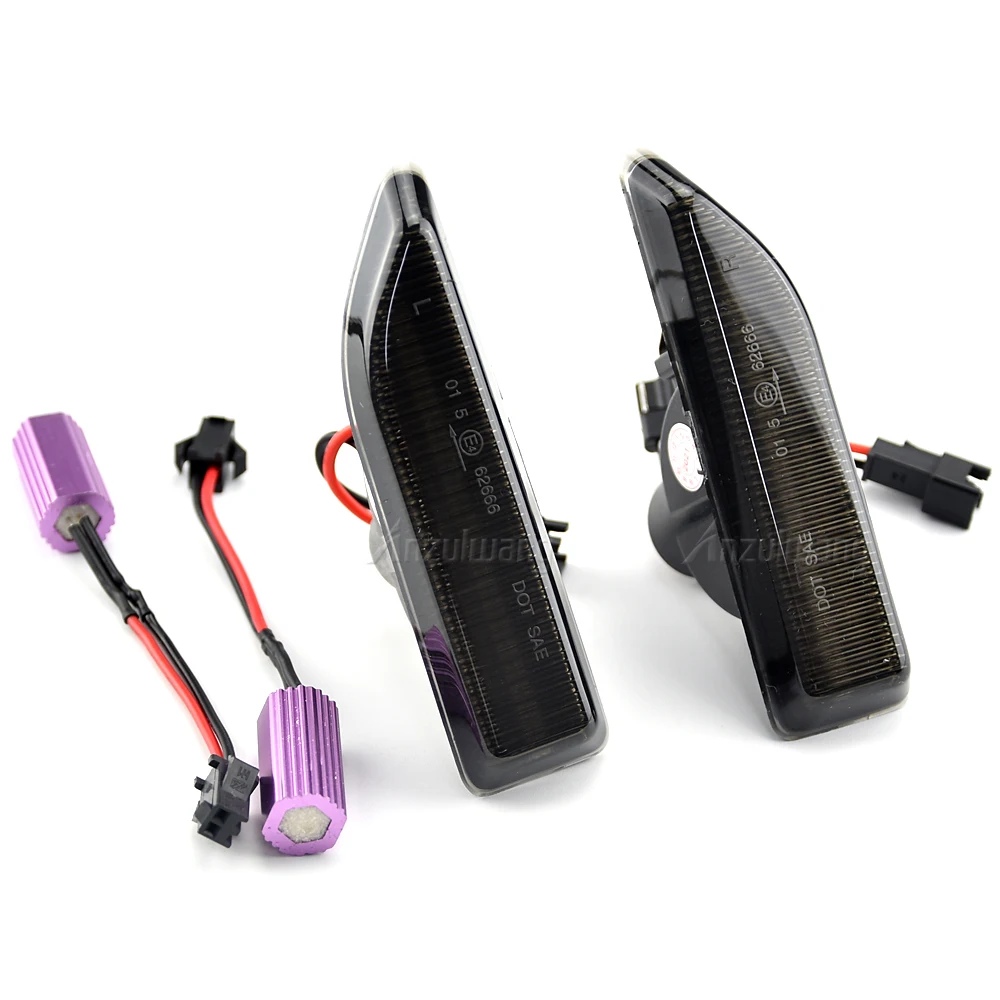 LED Dynamic Side Marker Turn Signal Light For Mini Cooper Countryman F60 2017 2018 2019 2020 2021 OEM#:63137406369&63137406370
