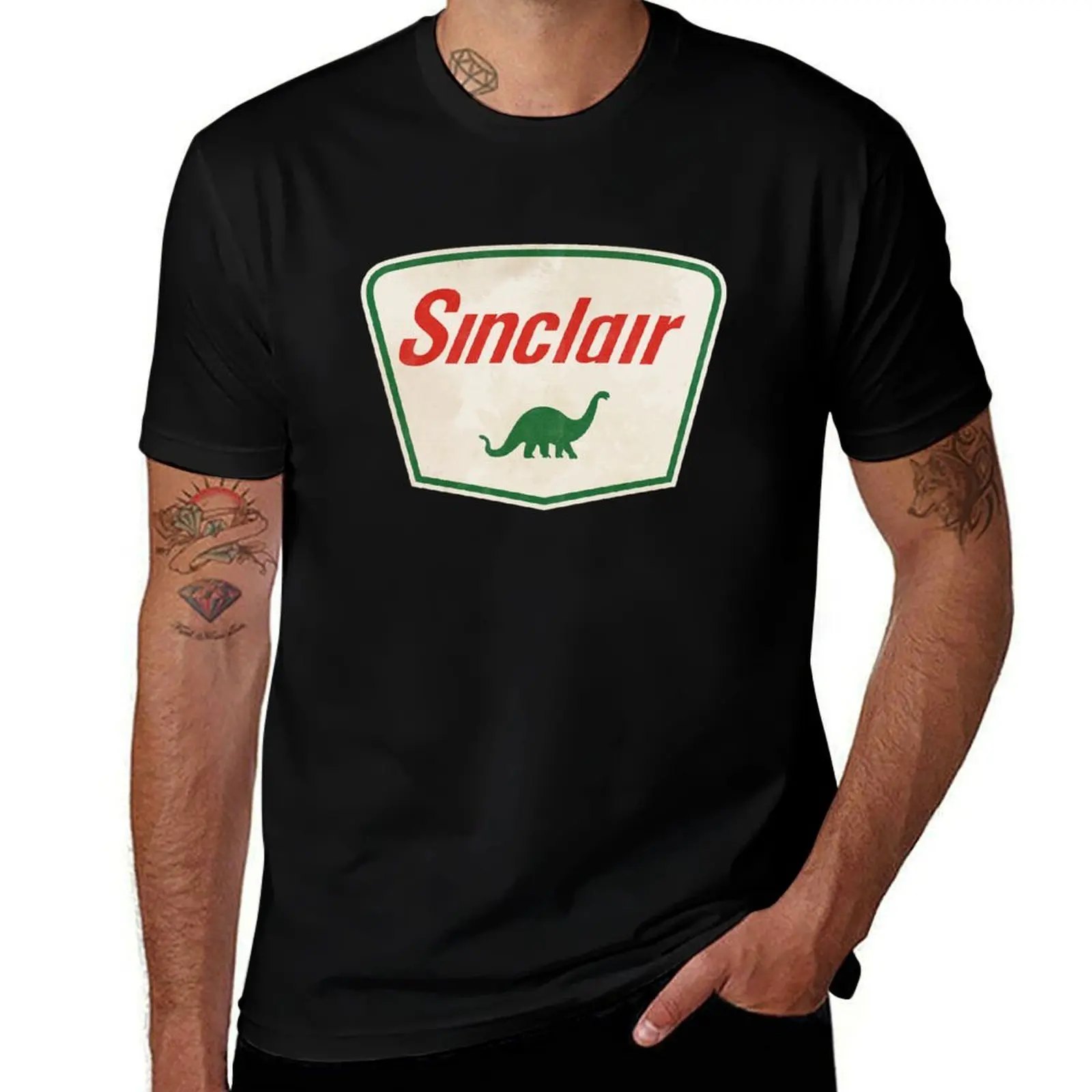 

Sinclair Oil vintage logo T-Shirt customizeds heavyweights tops clothes cotton t shirt men