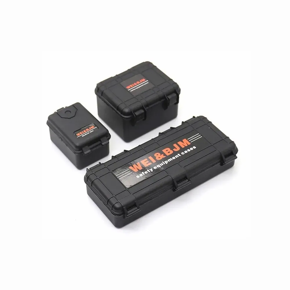 Scale Mini Storage Box Equipment Case Decoration Accessory for 1/18 1/24 RC Crawler Car Axial SCX24 FCX24 Enduro24 TRX4M