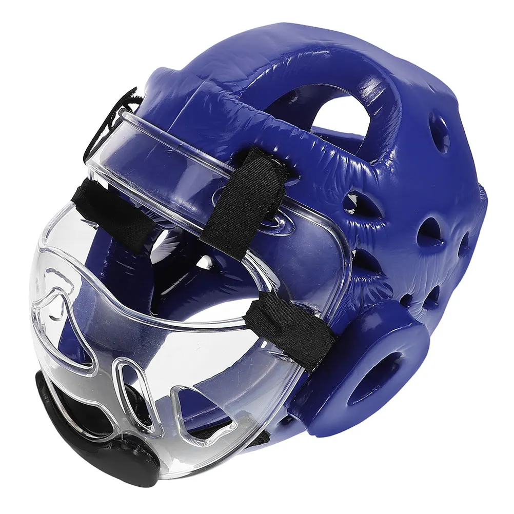 

Kids Taekwondo Sparring Headgear Adjustable Lightweight Breathable Foam Padding for Karate Martial Arts Training
