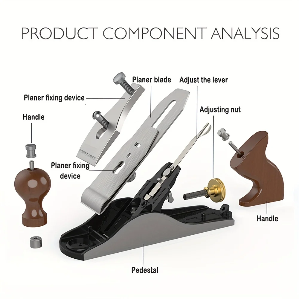 Handle Planer Woodworking Tools Hand Planer Small Hand Planer Woodworking Wood Hand Tool Flat European Style Woodworking