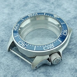 Watch Case 42mm Case SKX Case With Sapphire Mirror for Men's Watch Part 007 Watch Modification Parts Fits 35/36 Movement