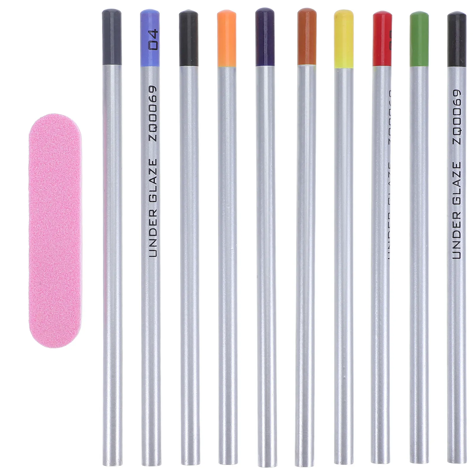 

1Set Ceramic Pencils 10 Colors Handmade Precision Pottery Detailing Marking Sketching Tools Ceramic Art Supplies