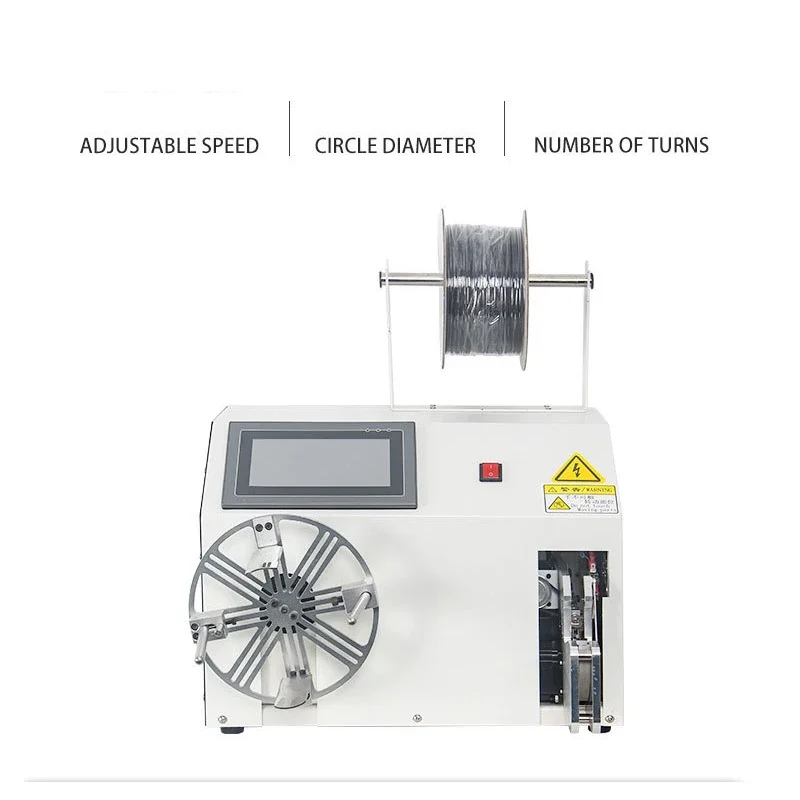 Twist Tie Machine Full Automatic Power Plug Cable Wire Coil Winding Binding Machine Coil Tie Machine 2-in-1 Tool