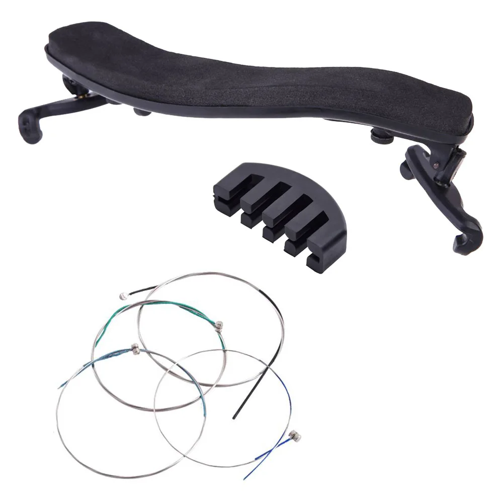 

3/4 Violin 4/4 Full Set of Accessories Three in One Shoulder Rest Mute String Instrument Accessories