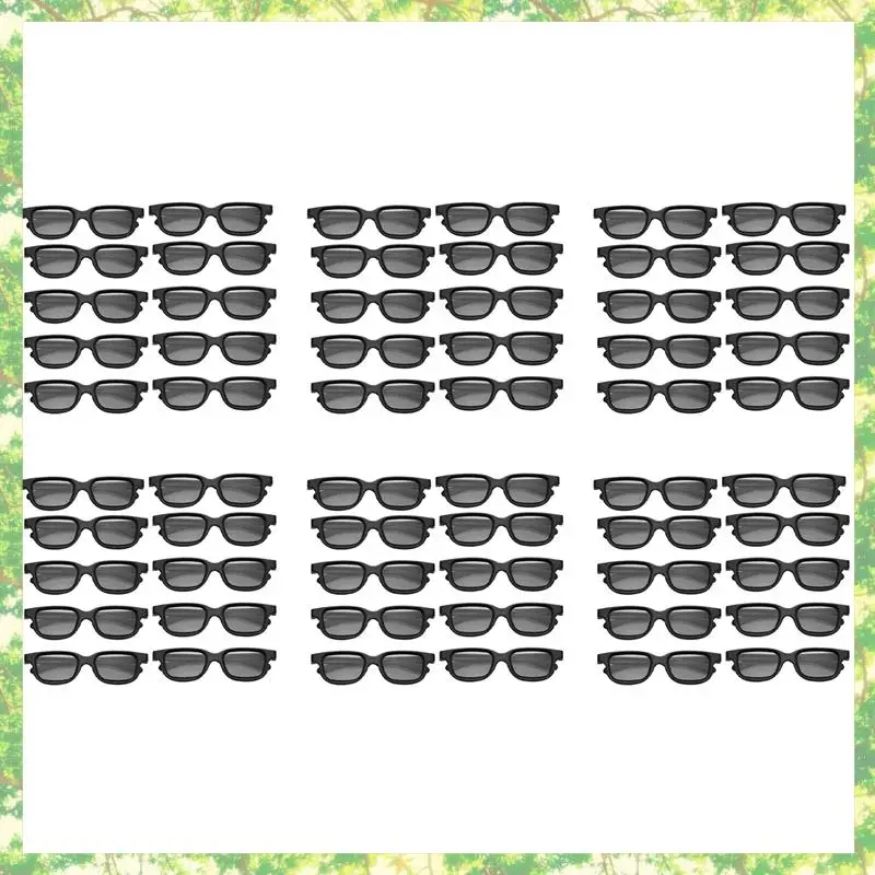 Smart-60Pcs نظارات مستقطبة ثلاثية الأبعاد سلبية لشاشة سينما IMIX