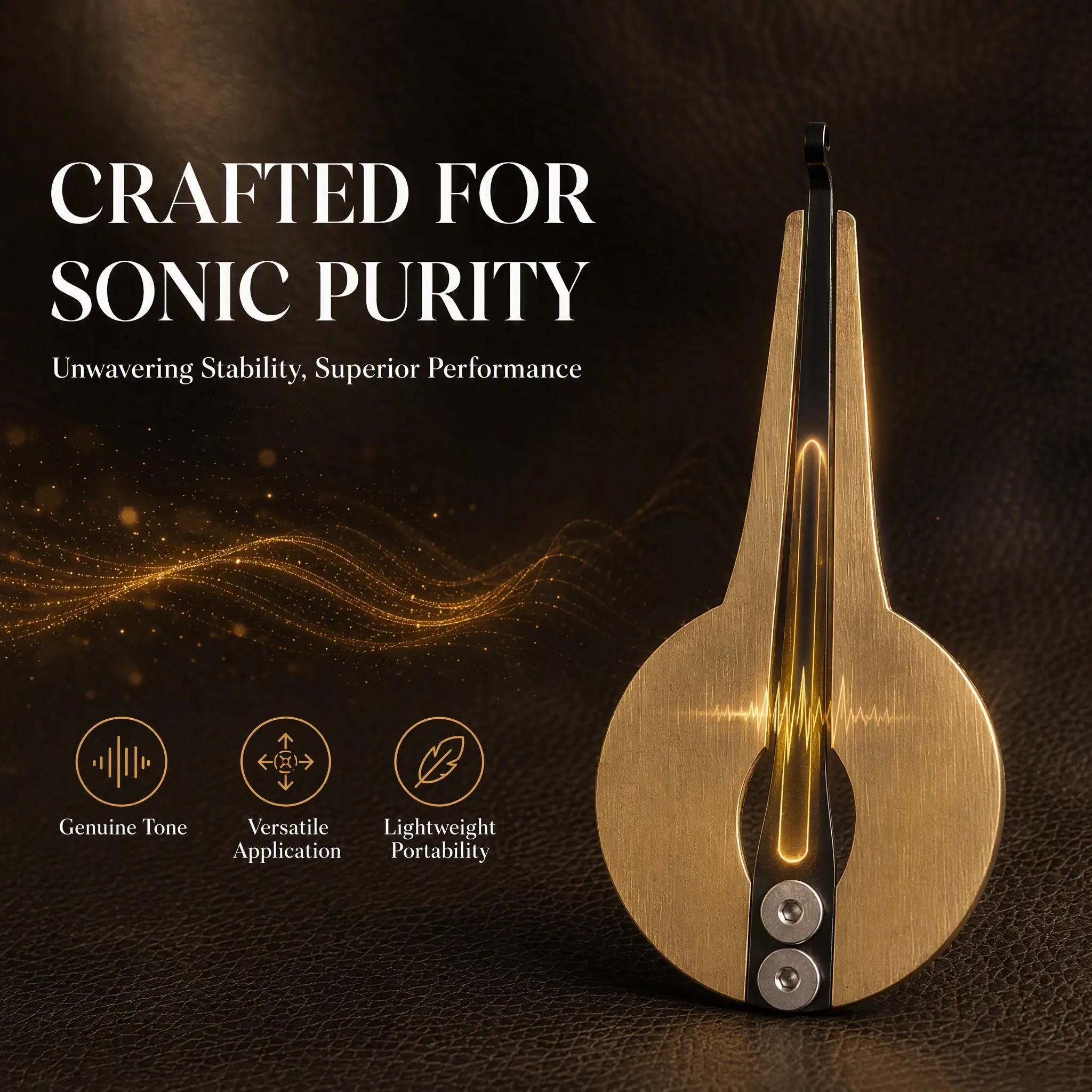 Professional Mongolian Jaw Harp Pure Tone Resonant Metal Mouth Harp for Stage Performance Cultural Melodies Portable Ethnic